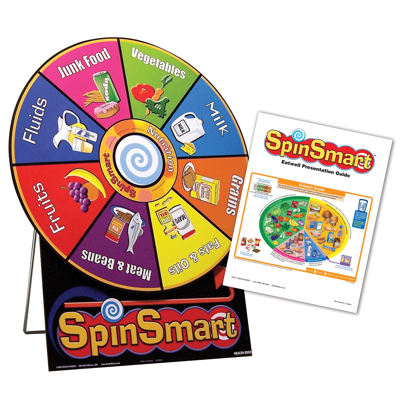 SpinSmart Eatwell Guide Wheel nutrition education activity from Health Edco