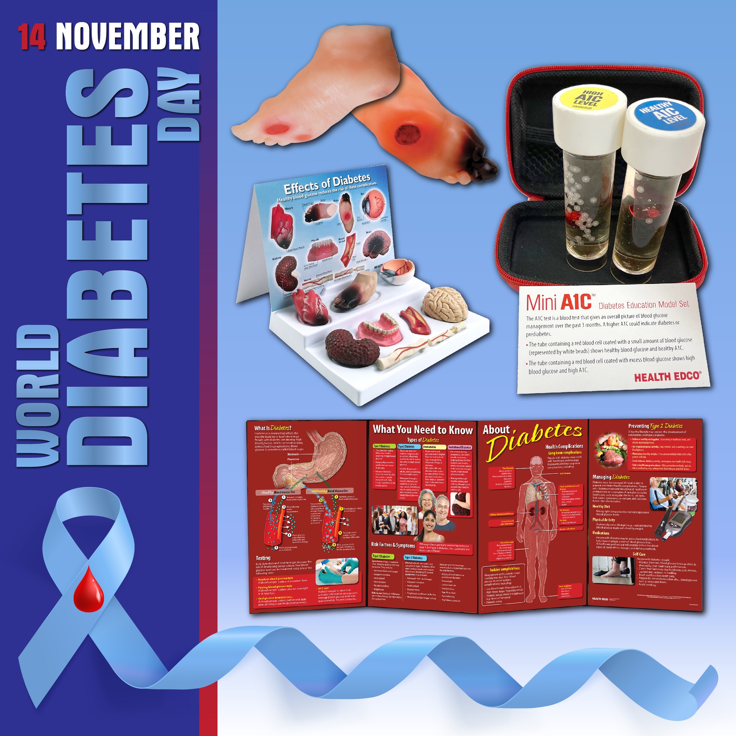 Health Edco diabetes education materials in recognition of World Diabetes Day