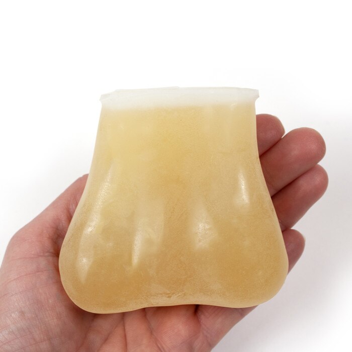 testicular self-exam model, authentic feel of testicles inside scrotum, two palpable lumps in one testicle, Health Edco, 26412
