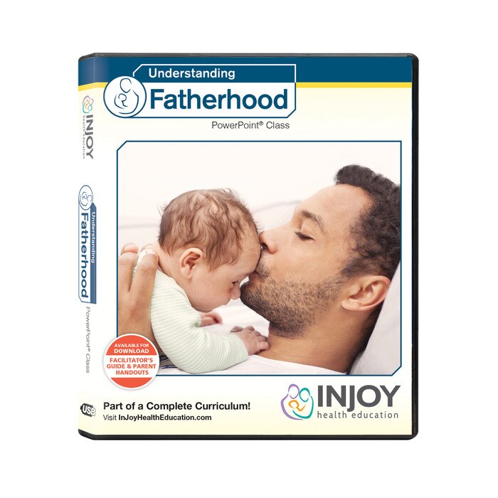 InJoy's Understanding Fatherhood PowerPoint available from Childbirth Graphics, parenting teaching materials, 71453