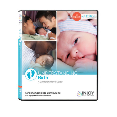 InJoy's Understanding Birth 4th Edition USB Spanish educational video programme available from Childbirth Graphics, 71475