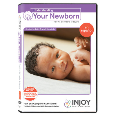 InJoy's Understanding Your Newborn Baby-Friendly DVD, Spanish, available at Childbirth Graphics, educational materials, 71481