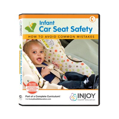 InJoy's Infant Car Seat Safety USB video program available from Childbirth Graphics, parenting education materials, 71489