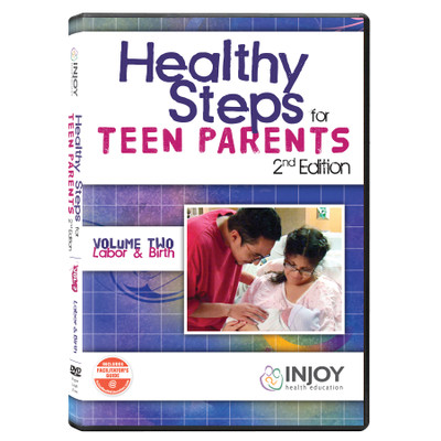 InJoy's Healthy Steps for Teen Parents 2nd Edition Volume 2: Labor & Birth DVD available from Childbirth Graphics, 71496