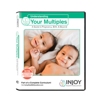 InJoy's Understanding Multiples USB video programme available at Childbirth Graphics, childbirth teaching materials, 71509