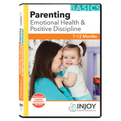 InJoy's Parenting Basics: Emotional Health & Positive Discipline 7 to 12 Months DVD available at Childbirth Graphics, 71526