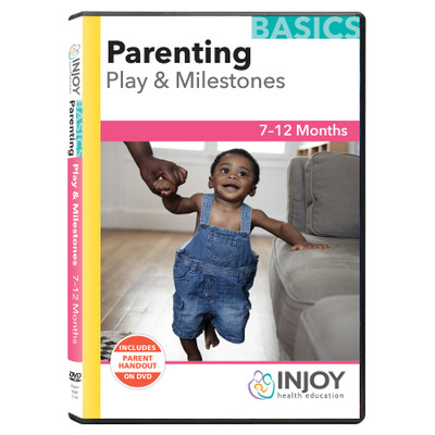 InJoy's Parenting Basics: Play & Milestones 7 to 12 Months DVD available at Childbirth Graphics, parenting videos, 71527