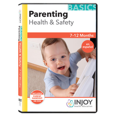Parenting Basics: Health & Safety 7 to 12 Months DVD, Spanish, available from Childbirth Graphics, teaching tools, 71532