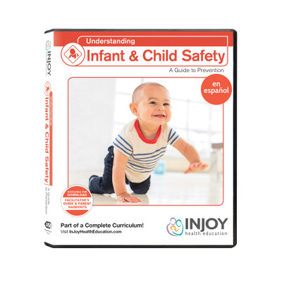 InJoy's Understanding Infant & Child Safety USB, Spanish, available at Childbirth Graphics, parenting education videos, 71545