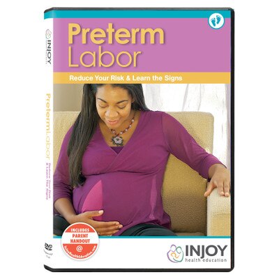 Preterm Labor, childbirth education DVD to teach expectant parents warning signs during labour, Childbirth Graphics, 71586