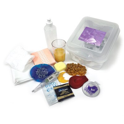 Postpartum Care Box, childbirth education activity box to teach about women's postpartum health, Childbirth Graphics 78957