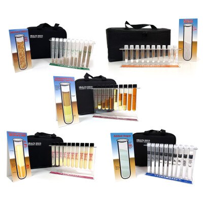 Nutrition Facts Test Tubes Set (5), five health education nutrition teaching test tubes sets, Health Edco, 79307