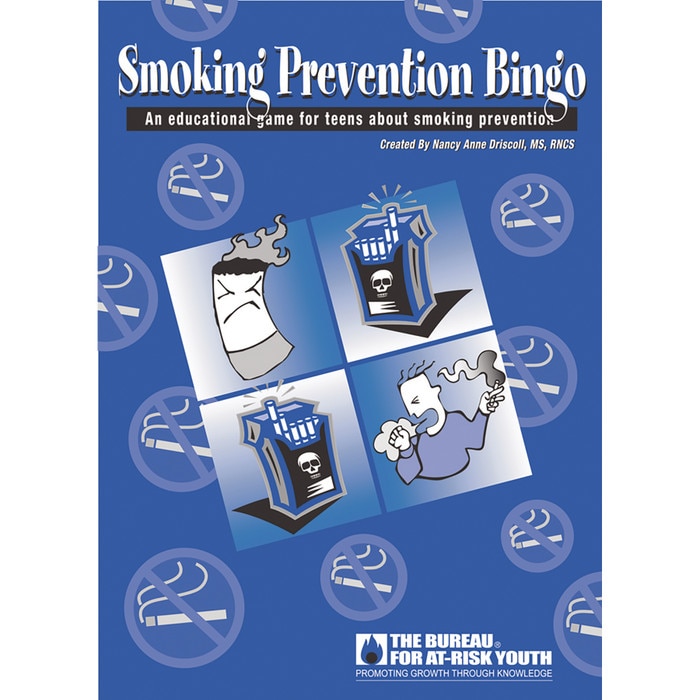 Smoking Prevention Bingo For Health Education Health Edco