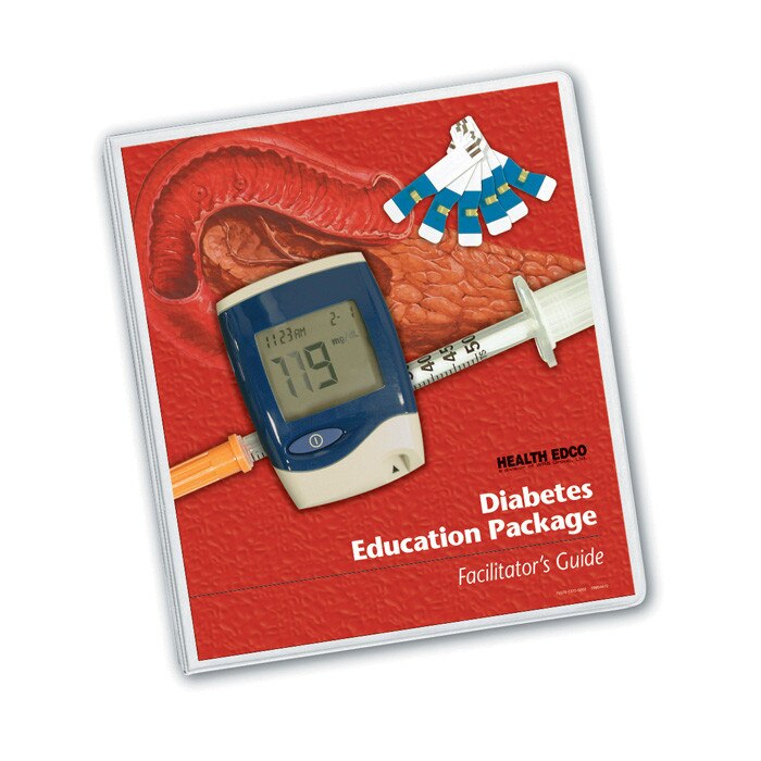 Diabetes Education Package facilitator's guide, health education diabetes education models and materials, 79370