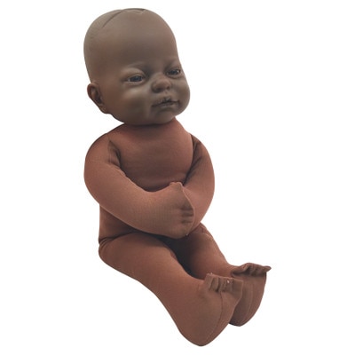 Foetal Model with dark brown skin tone, childbirth education materials, childbirth teaching tools, Childbirth Graphics, 79816