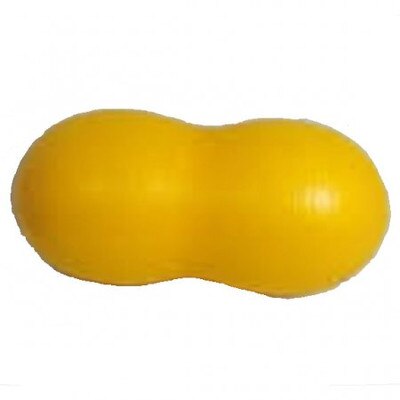 Peanut Ball 40 cm, yellow peanut-shaped exercise ball 40 cm diameter, Childbirth Graphics, 85171