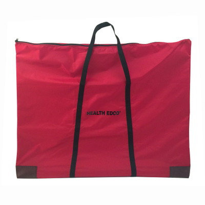 Extra Large Display Carrying Case by Health Edco, zippered red carrying case to transport health education displays, 96102